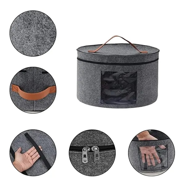 Foldable Round Hat Storage Box
