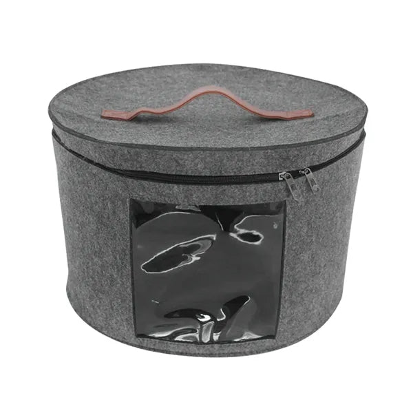 Foldable Round Hat Storage Box