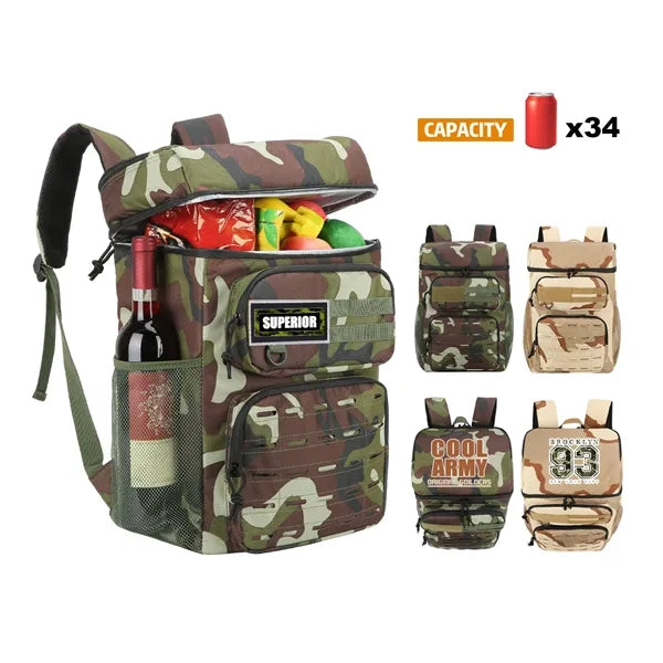 34 Can Tactical Backpack Cooler