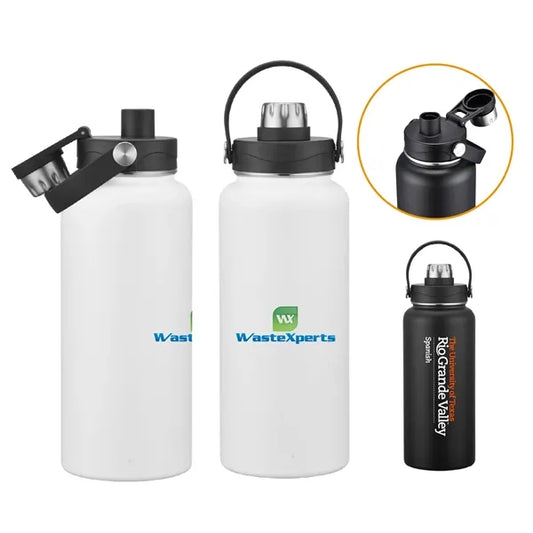 34 oz. Stainless Insulation Leak-Proof Bottle w/ Lid &Handle