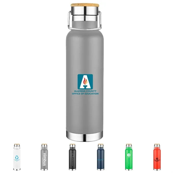 22oz.Travel Stainless Insulated Thermos Bottle w/ Lid&Handle