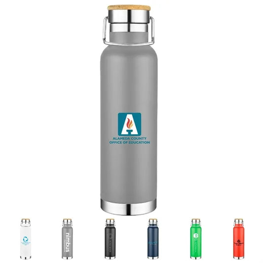 22oz.Travel Stainless Insulated Thermos Bottle w/ Lid&Handle