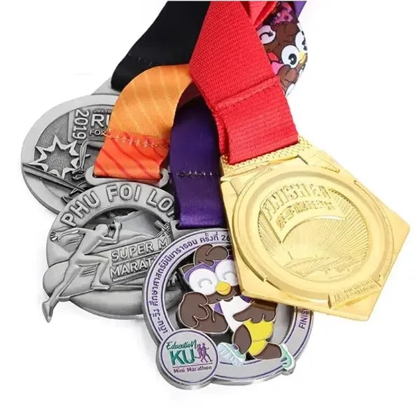 Economy Die Struck Enamel Medals & Medallions-Fiesta