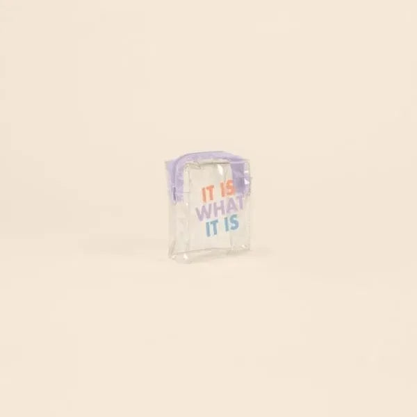 MOD POUCH - SMALL - CLEAR VINYL