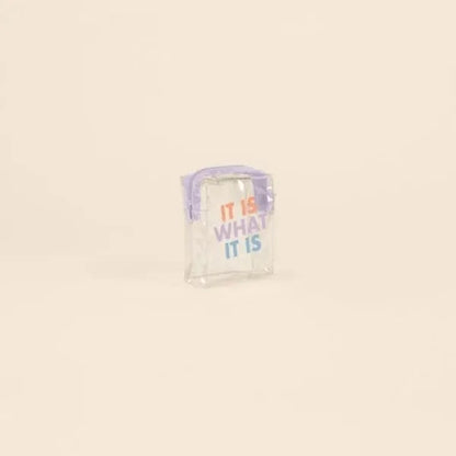 MOD POUCH - SMALL - CLEAR VINYL