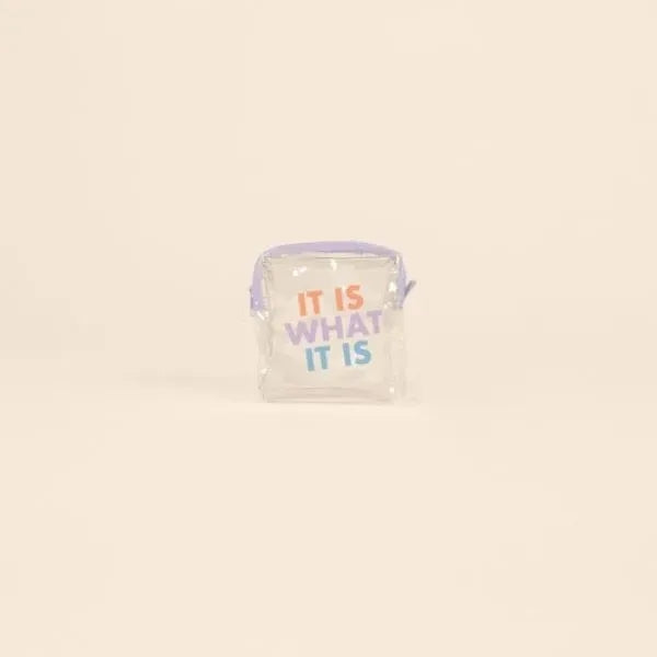 MOD POUCH - SMALL - CLEAR VINYL