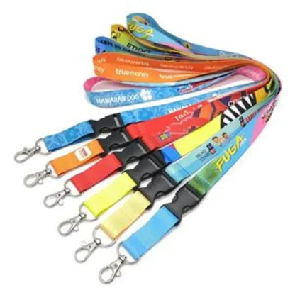 Full-Color Dye Sublimated Lanyard with Lobster Hook & Buckle