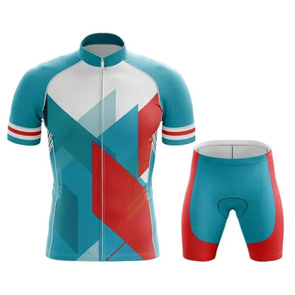 Unisex  Custom Short Sleeves Cycling Jersey Set