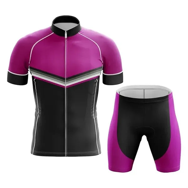 Unisex  Custom Short Sleeves Cycling Jersey Set