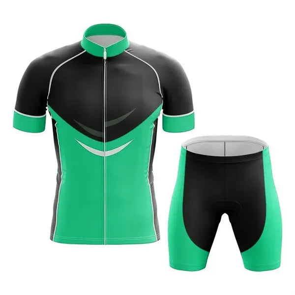 Unisex  Custom Short Sleeves Cycling Jersey Set