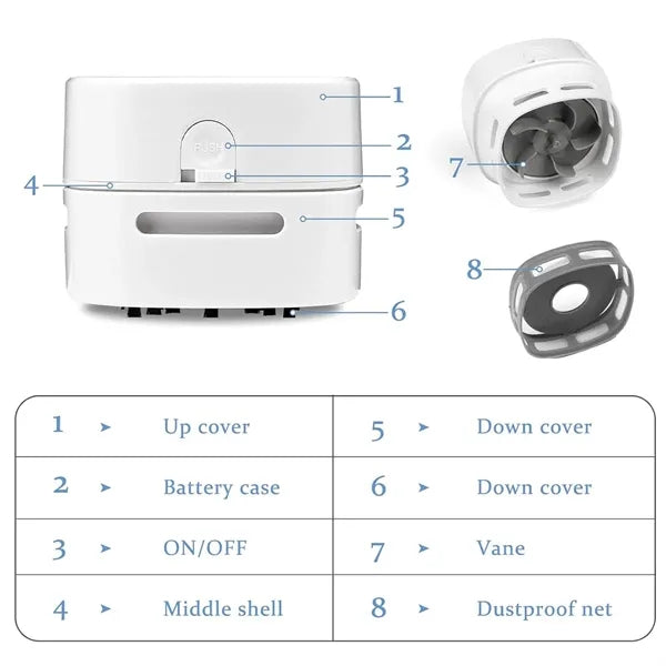 Portable Mini Vacuum Cleaner