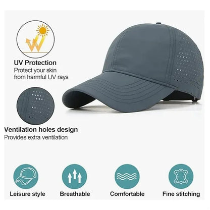 Premium Quick Dry Adjustable Mesh Sport Trucker Cap