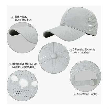 Premium Quick Dry Adjustable Mesh Sport Trucker Cap