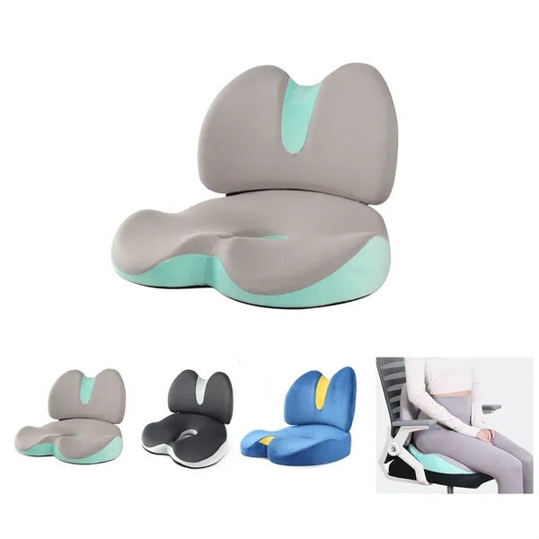 Memory Foam Seat Cushion and Backrest Set