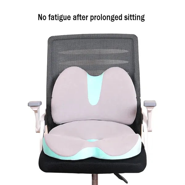 Memory Foam Seat Cushion and Backrest Set
