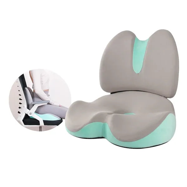 Memory Foam Seat Cushion and Backrest Set