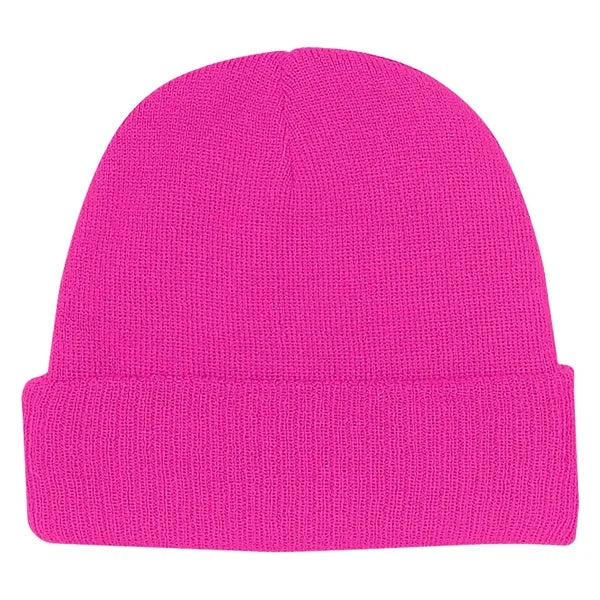KNIT BEANIE WITH CUFF
