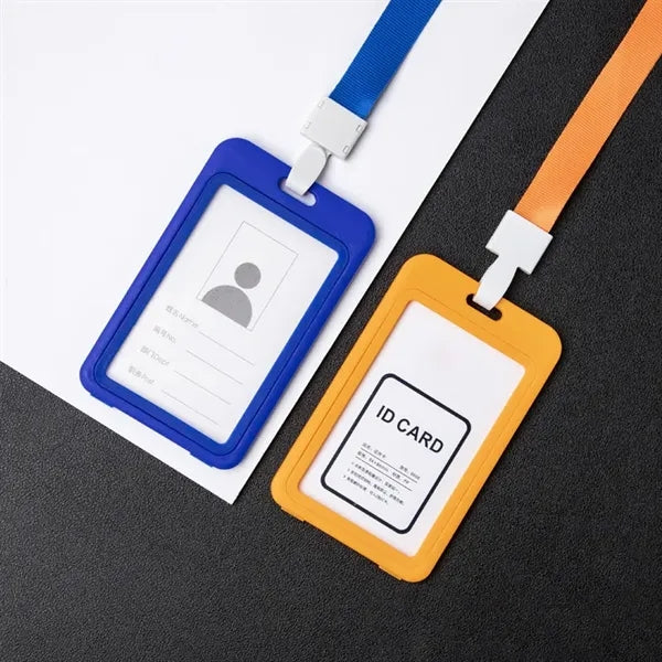 Card Holder with Lanyard Id Clip
