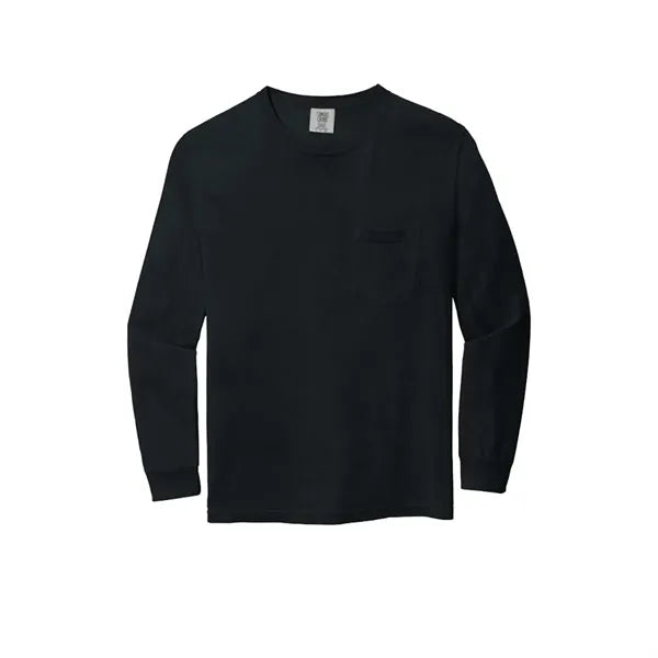 Garment-Dyed Heavyweight Long Sleeve Pocket T-Shirt