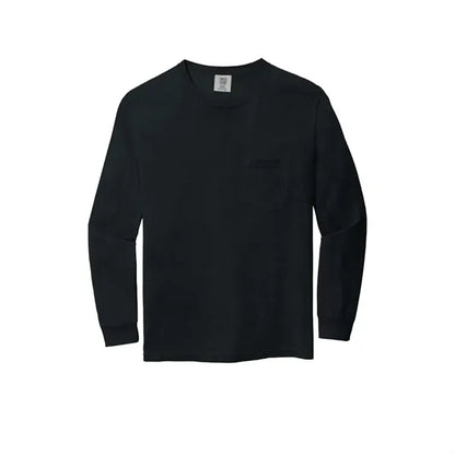 Garment-Dyed Heavyweight Long Sleeve Pocket T-Shirt