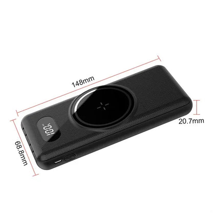 Digital Display Magnetic Wireless Charger Power Bank