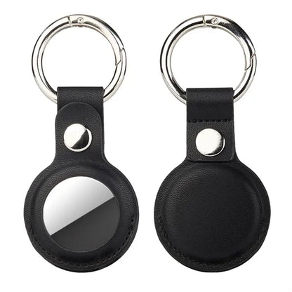 Genuine Leather AirTag Case