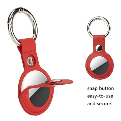 Genuine Leather AirTag Case