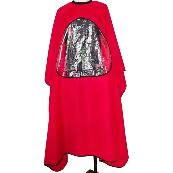 Transparent Window Barber Cape