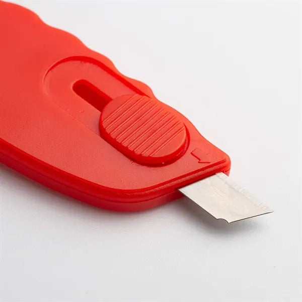 Mini Retractable Box Cutter Letter Opener Keychain