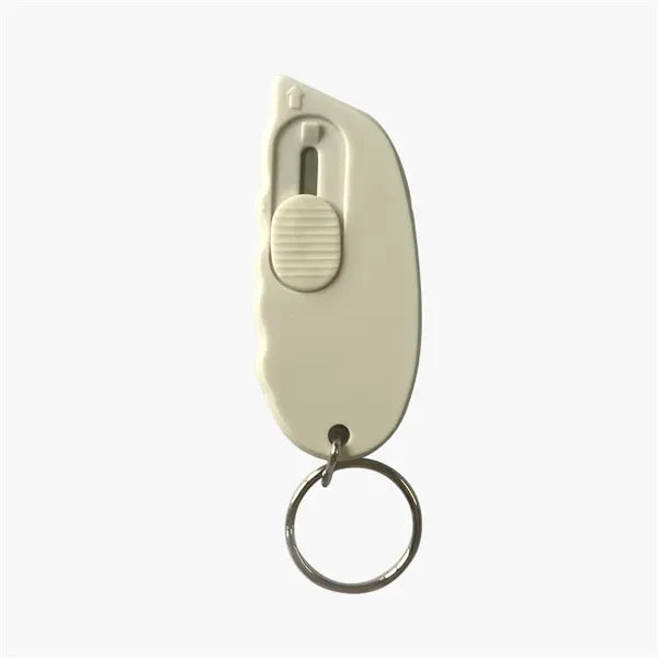 Mini Retractable Box Cutter Letter Opener Keychain