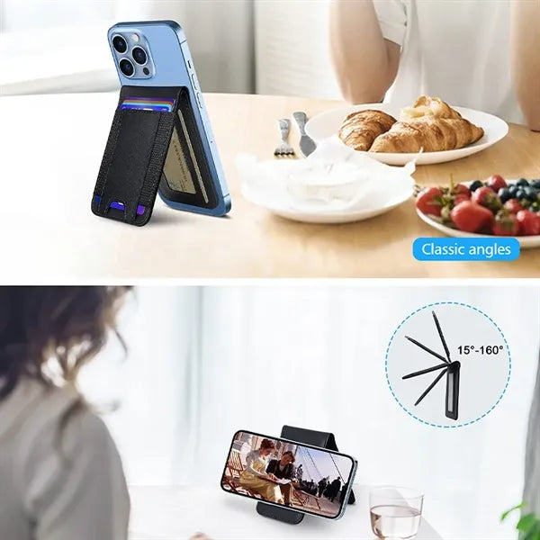 2 in 1 Magnetic Wallet Phone Stand