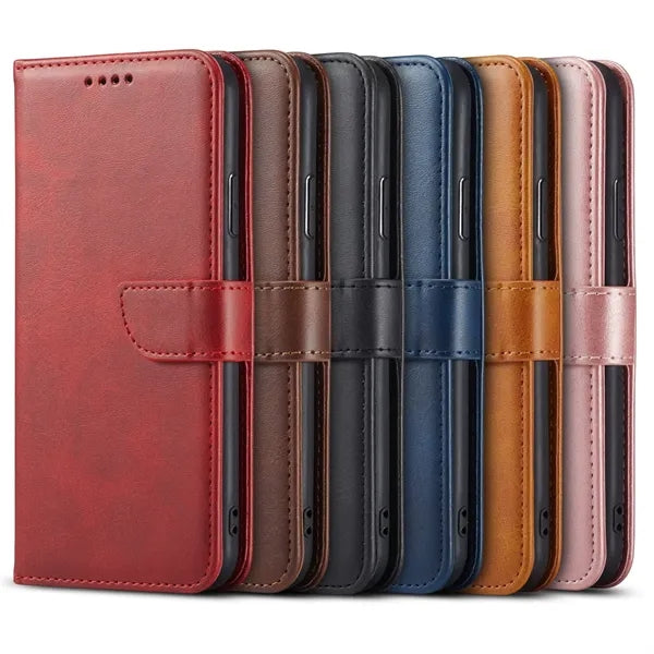 PU Magnetic Phone Wallet Case with Card Holder