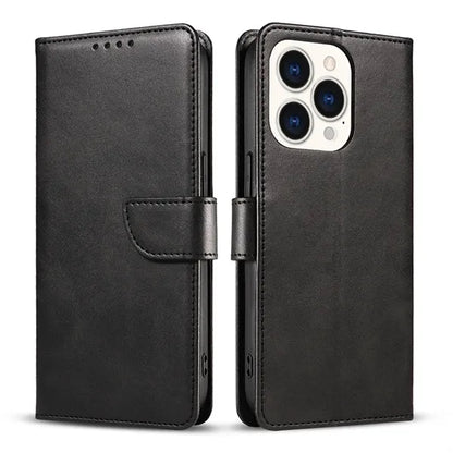 PU Magnetic Phone Wallet Case with Card Holder