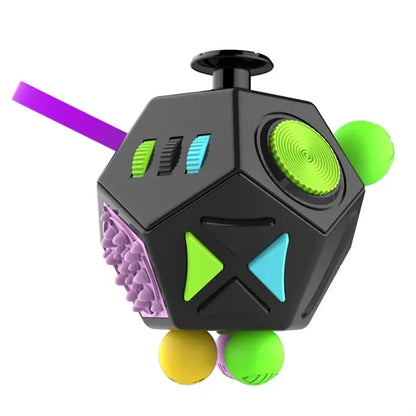 Fidget Dodecagon 12 Side Cube Stress Reliever