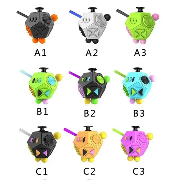 Fidget Dodecagon 12 Side Cube Stress Reliever