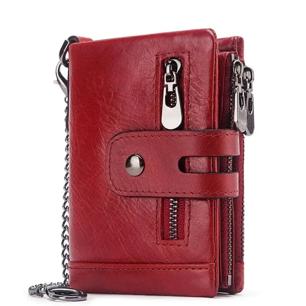 Anti Theft Leather Wallets Purse