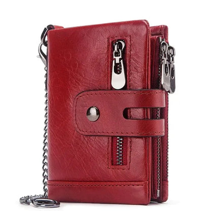 Anti Theft Leather Wallets Purse
