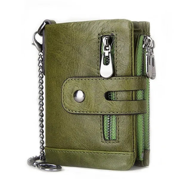 Anti Theft Leather Wallets Purse
