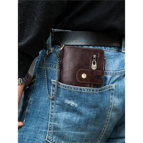Anti Theft Leather Wallets Purse