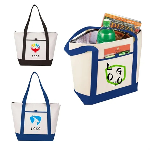Cotton Canvas Boat Tote Shopping Bag
