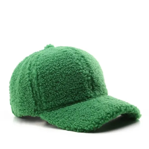 Lamb Wool Baseball Cap
