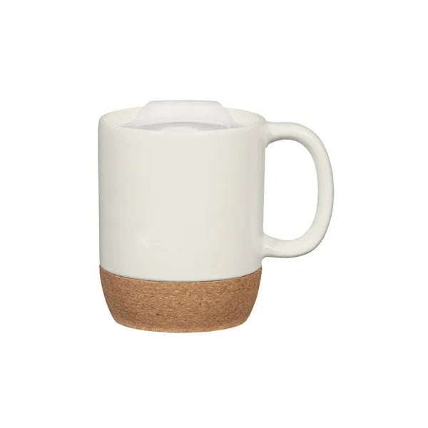 14 oz Ceramic Cork Bottom Mug