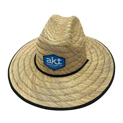 Straw Hat w/ Custom Patch