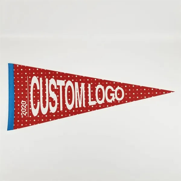12" x 30" Mini Felt Pennant w/ Sewn Strip
