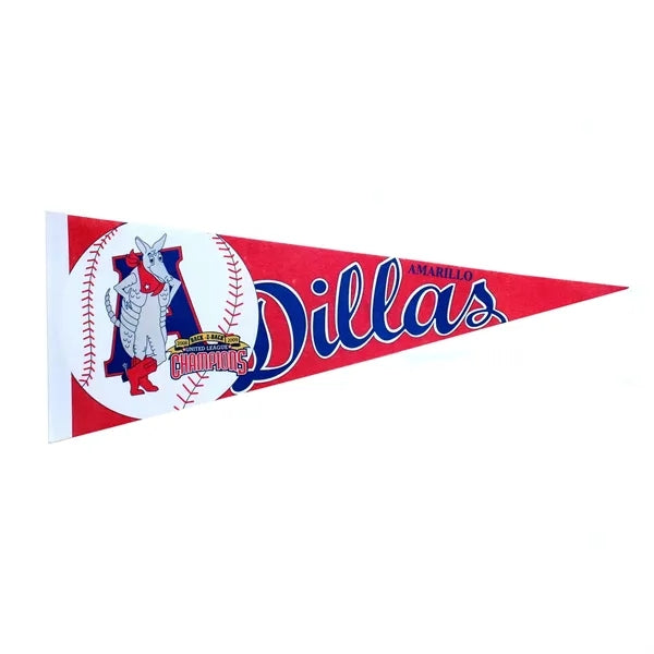 12" x 30" Mini Felt Pennant w/ Sewn Strip