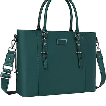 Pu Leather Laptop Tote Bag