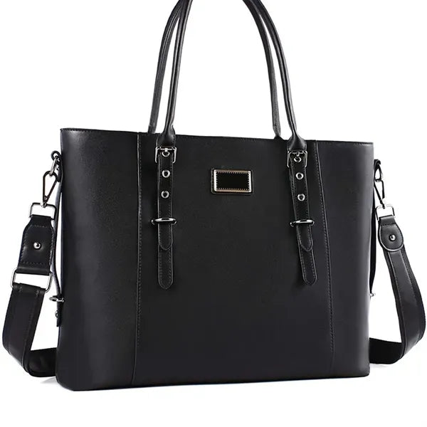 Pu Leather Laptop Tote Bag