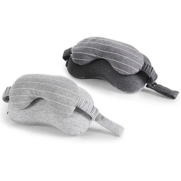 Two In One U Shaped Pillow With Eye Mask