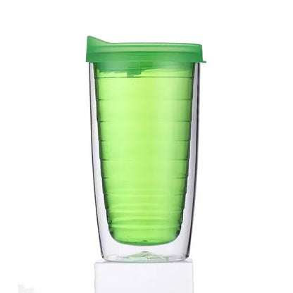 16Oz Double Wall Solid Clear Orbit Acrylic Tumbler