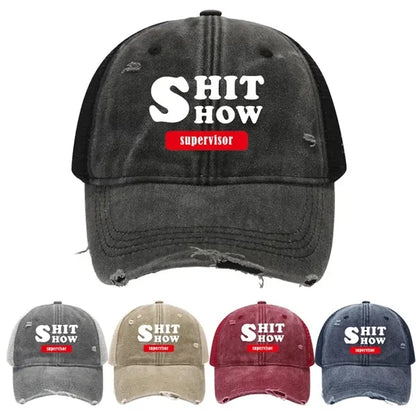 Pigment Dyed Washed Distressed Trucker Cap